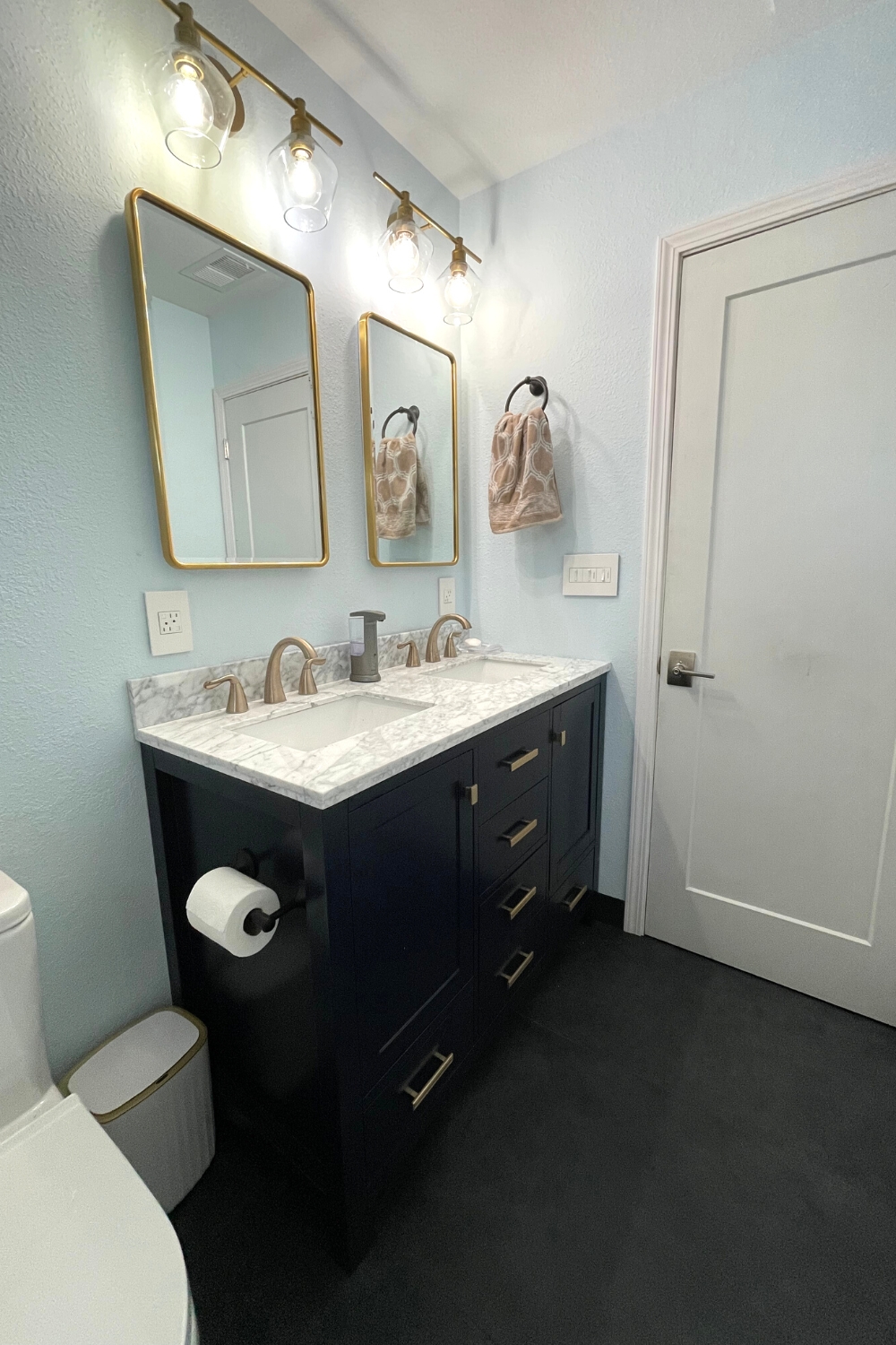 Bathroom vanity mirror