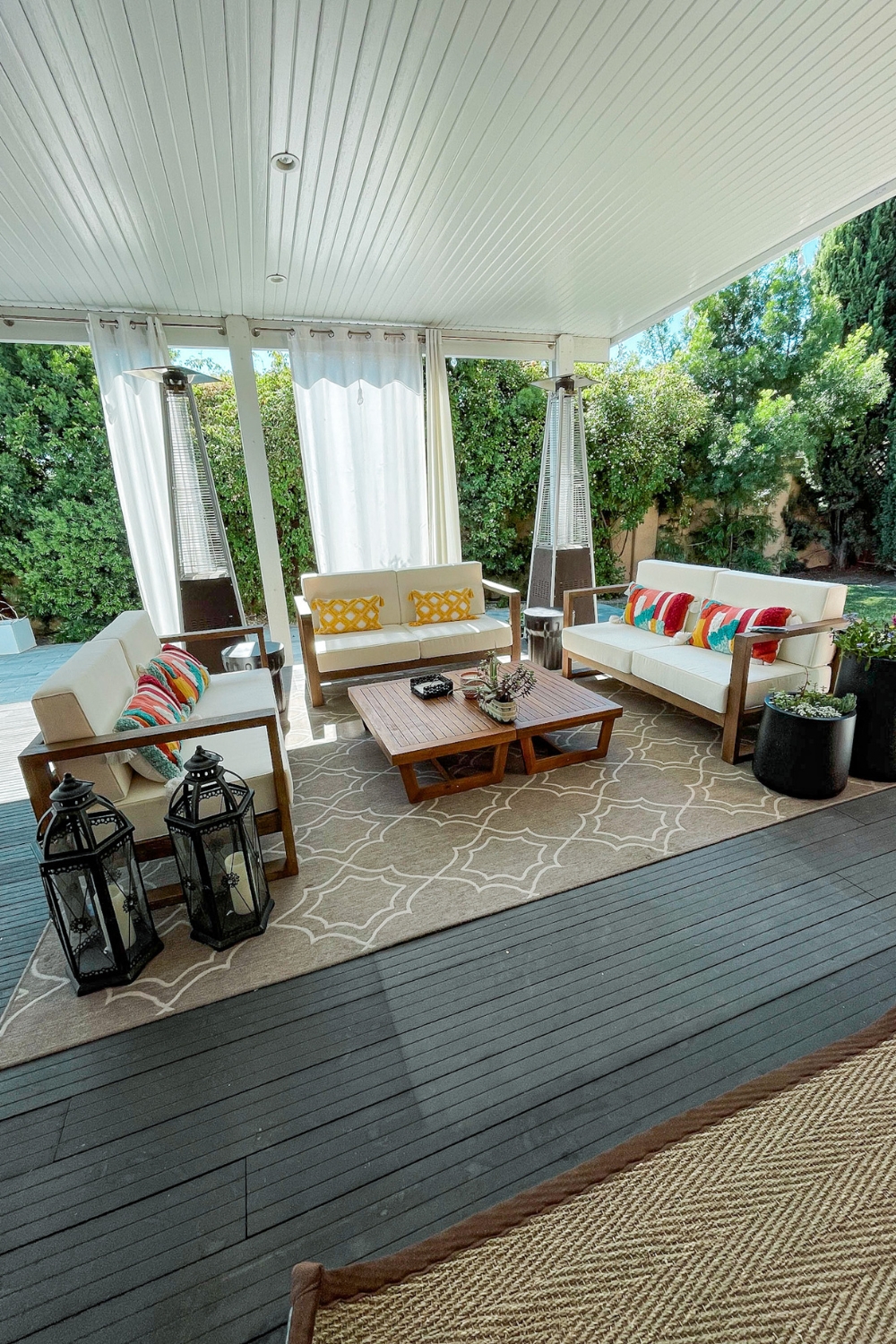 World Market Segovia Eucalyptus Outdoor Sofa Look and feel