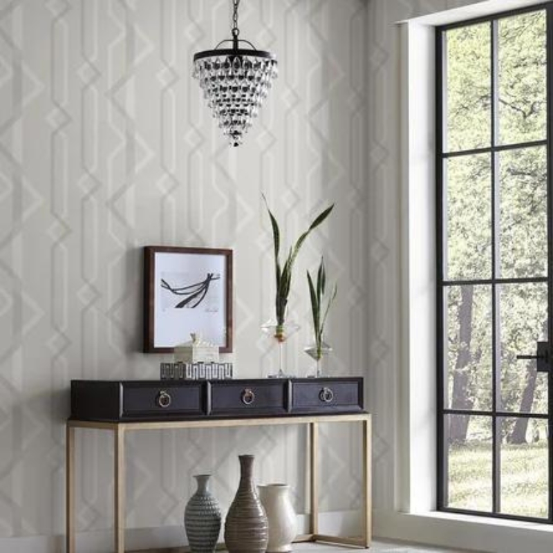 Vertical wall paper pattern